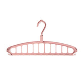 1pc Space Saving Multi-Hole Clothes Hanger For Home, Dorm, And Travel - Foldable Drying Rack For Trousers, Shirts, And Skirts